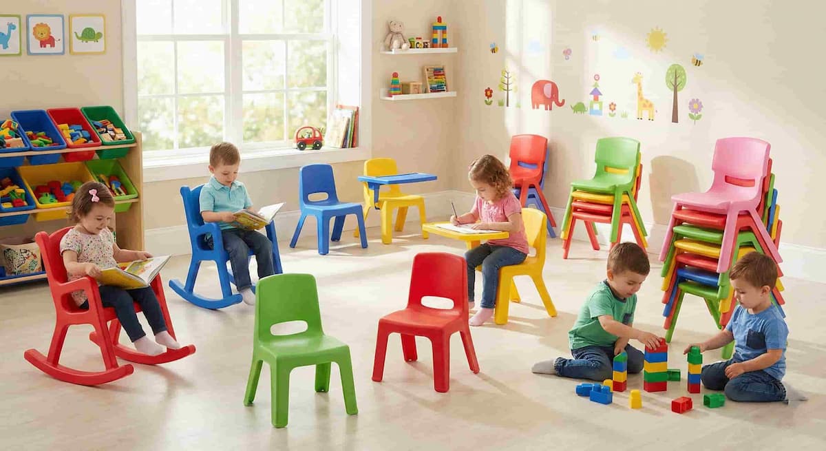 راهنمای خزید میز و صندلی کودک