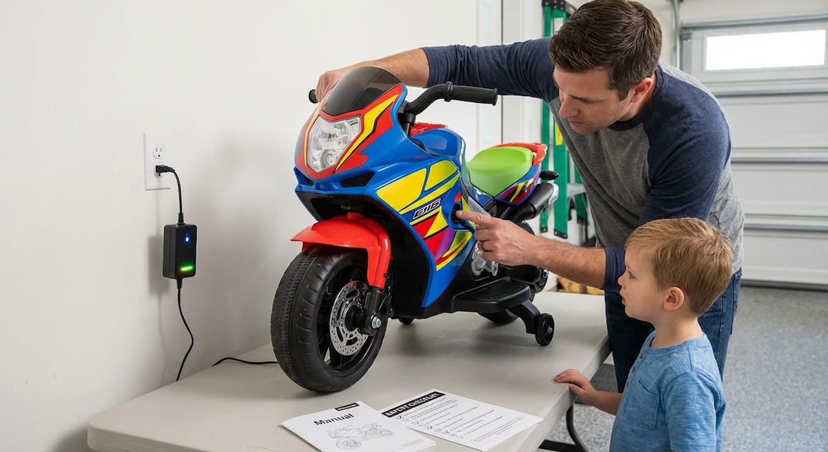 شارژ بار اول موتور شارژی