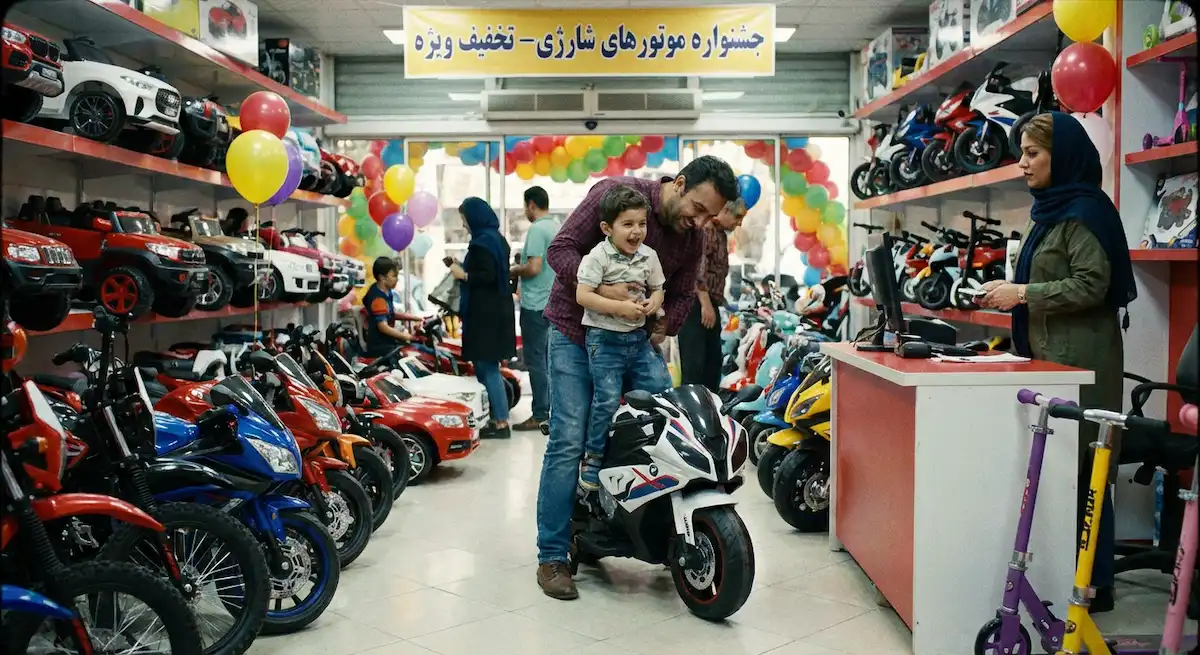 خرید موتور شارژی کودک سپیده تویز