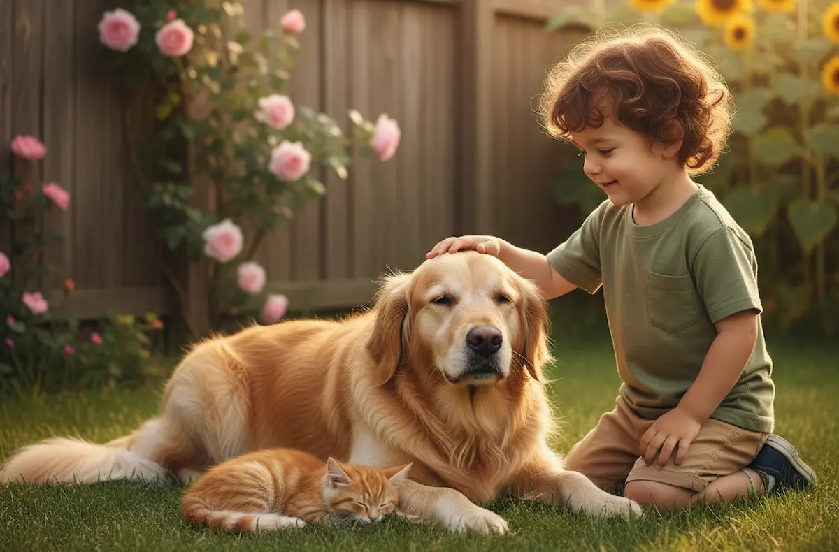 آموزش مهربانی با حیوانات به کودکان و EQ